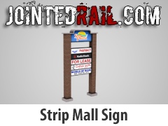 JR Strip Mall Sign