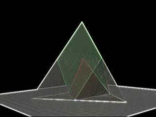 Chestahedron from a transforming tetrahedron - New Sacred Geometry by Frank Chester - view 2