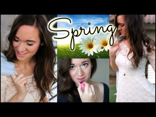 Spring Makeup, Hair, and Outfit  Get Ready With Me