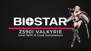 BIOSTAR Z590I VALKYRIE- Intel WiFi 6 Card Installation
