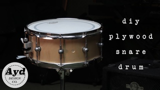 DIY Plywood Snare Drum 6 x 14 - Baltic Birch | Woodworking Bent Lamination