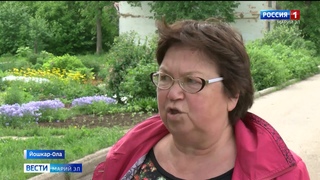Пенсионерки из Йошкар-Олы своими руками озеленяют двор