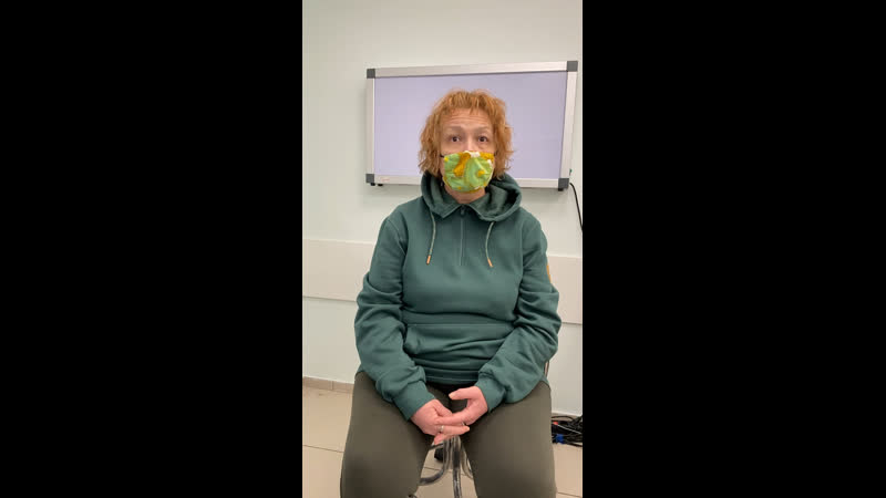 Контрольный осмотр пациентки. Год после продольной