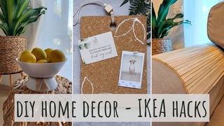 DIY home decor - IKEA HACKS - 3 budget frienly projects
