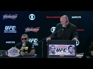 UFC 179: Aldo vs. Mendes 2 - Post-Fight Press Conference