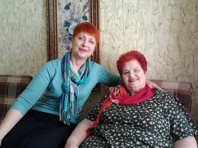 С дочерью Ольгой, 2013 год.