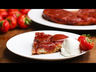 French-Style Strawberry Tart (Tarte Tatin)