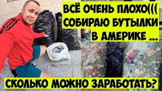 Сколько можно заработать в АМЕРИКЕ на сдаче бутылок | ВЫЖИВАНИЕ В США | ВЛОГ