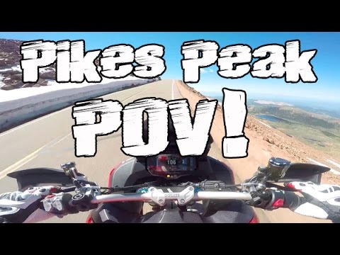 Pikes Peak POV Full Run Jamie Robinson Ducati 1200