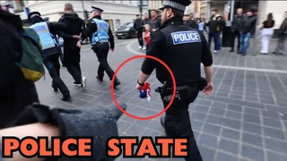 British Patriot ARRESTED For Carrying Union Flag