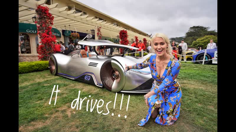 Driving The Most Insane Concept Car, Mercedes Benz EQ Silver