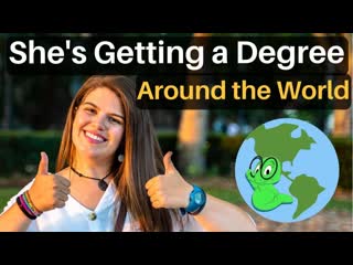 She's Getting a Degree Around the World