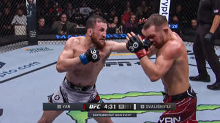 ПОЛНЫЙ БОЙ ПЕТР ЯН vs МЕРАБ ДВАЛИШВИЛИ | ОБЗОР UFC