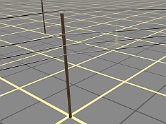 Vertical Power Line 3+1 lower Poly
