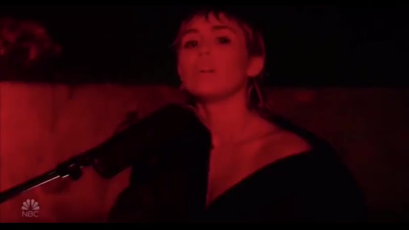Miley Cyrus performed Wish You Were Here by Pink Floyd