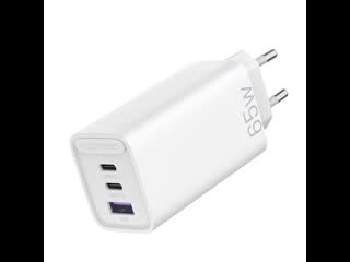 Зарядка на 3 порта 65W USB (C+C+A)  для телефона
