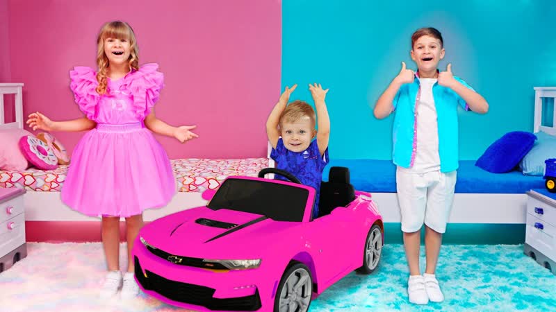 Roma and Dianas Color Clash: Pink vs. Blue, Thrilling