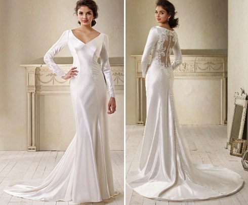 Свадебные Платья В Форме Рыбки фото 41