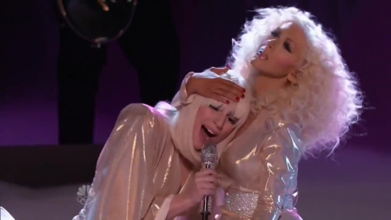 Lady Gaga, Christina Aguilera Do What U Want ( Live The Voice USA