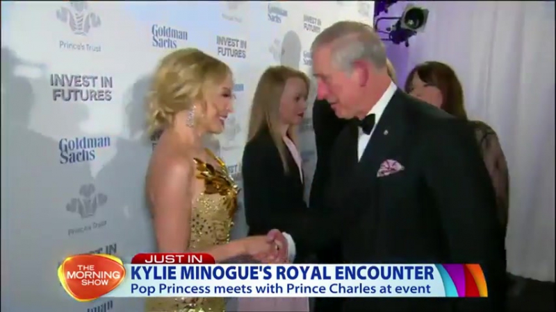 Kylie Minogue s Royal Encounter ( The Morning Show