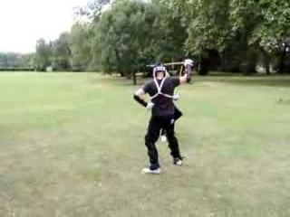 Bartitsu~playing with techniques from Self-defence with a Walking-stick(1901)