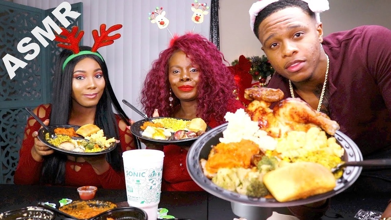 Story Time Dinner ASMR Eating Sounds Feast, Lip Smacking Good December