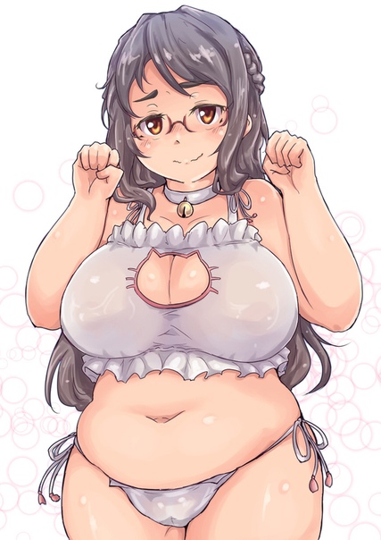 Cute chubby anime girl
