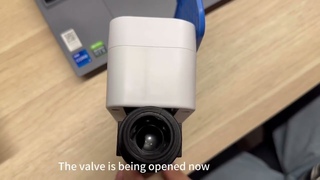 How do Valve Controlled Ultrasonic Water Meters open the valve