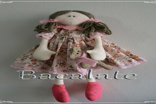 Artesanato Como fazer BONECA de pano MANU - AULA PAP DIY