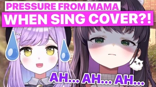 Shinomiya Runa Pressured By Her Mama To Sing Covers (Nishizawa 5mm & VSPO) Eng Subs