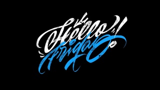 Hello Friday - Calligraphy on iPad Pro