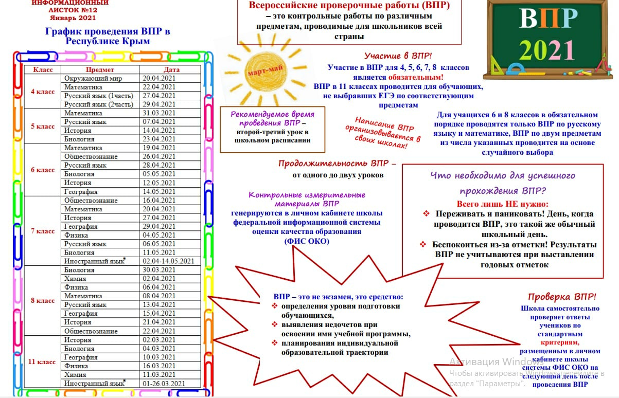 Школьная программа в этом году