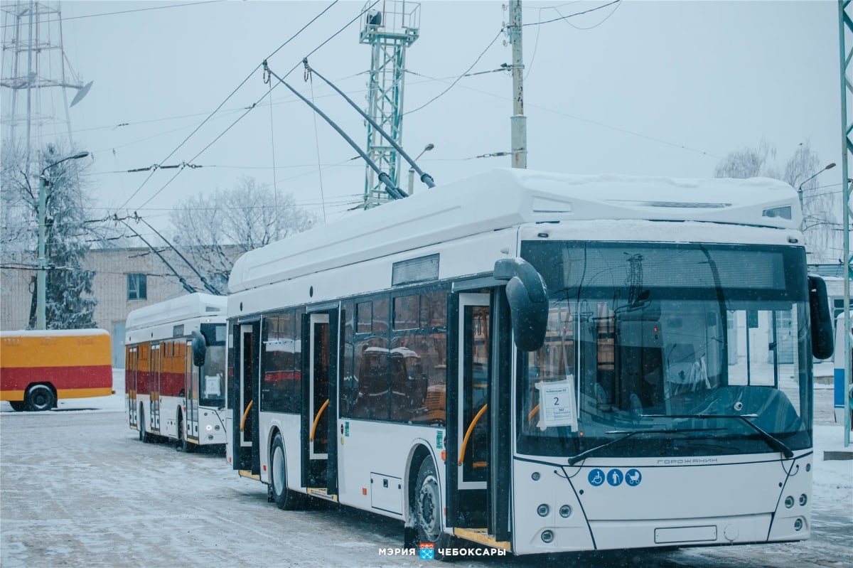 55 новых троллейбусов привезут в Чувашию только в следующем году Это картинка