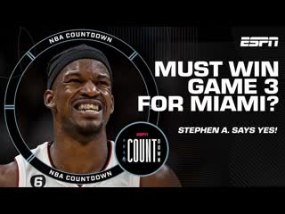 Game 3 is MUST WIN for the Miami Heat  Stephen A. Smith | NBA Countdown