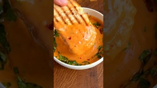 Creamy Roasted Cherry Tomato & Red Pepper Soup