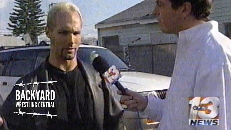 Backyard Wrestling In The News Feat. Christopher Daniels, UPN 13 Los Angeles Ch. 13 News