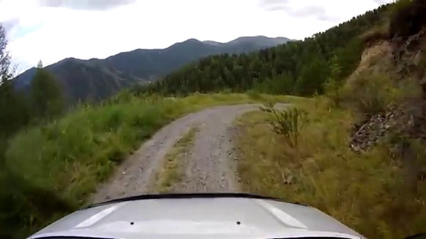 Mountain saddle Chike Taman. Перевал Чике Таман. Старый участок