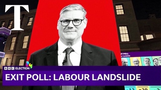 UK election: Labour set for landslide win