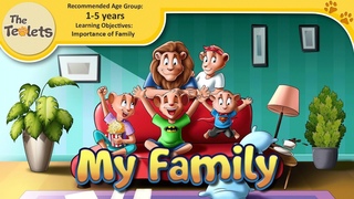 I Love My Family Song I Family Members Song I We Are Family I Songs & Nursery Rhymes I The Teolets