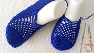 T i Kolay Patik Yapm Super Easy Crochet Knit Booties #knitting #crochet @semrahobi