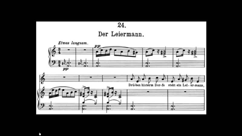 Franz Schubert Winterreise 24. Der