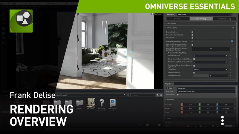 Omniverse Create Rendering Overview, NVIDIA Omniverse