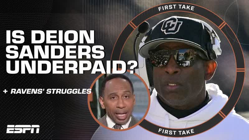 DEION SANDERS DESERVES MORE Stephen A. says Coach Prime is UNDERPAID , First